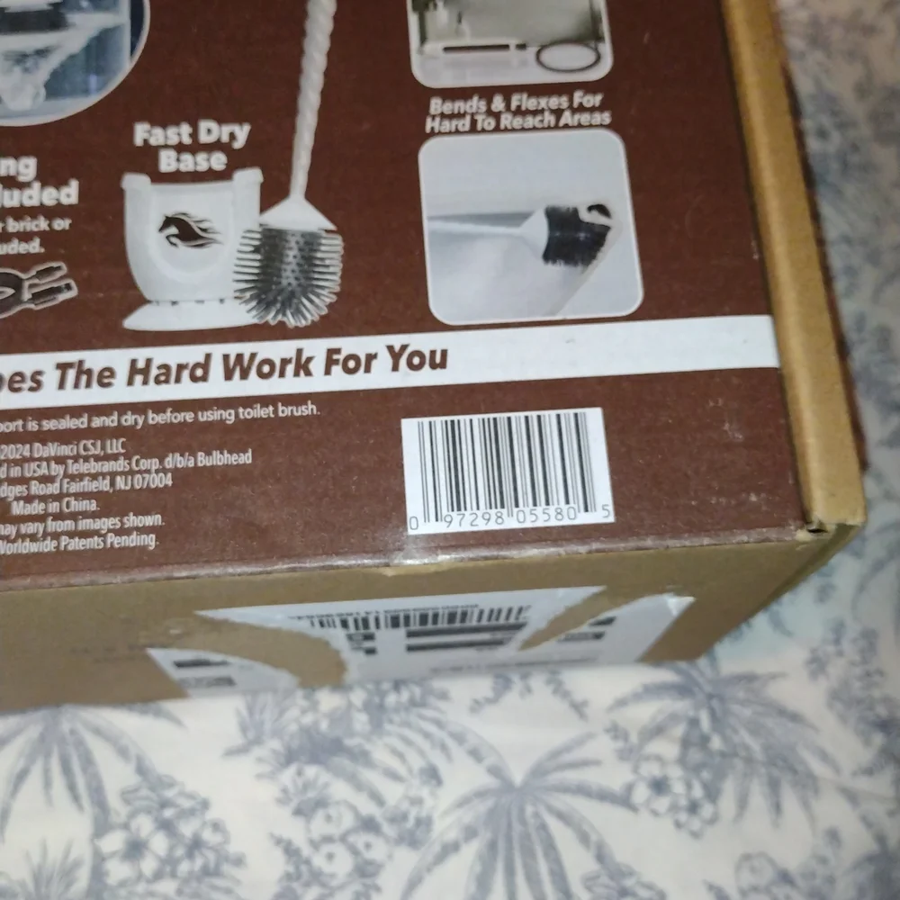 Cordless Toilet Brush - White